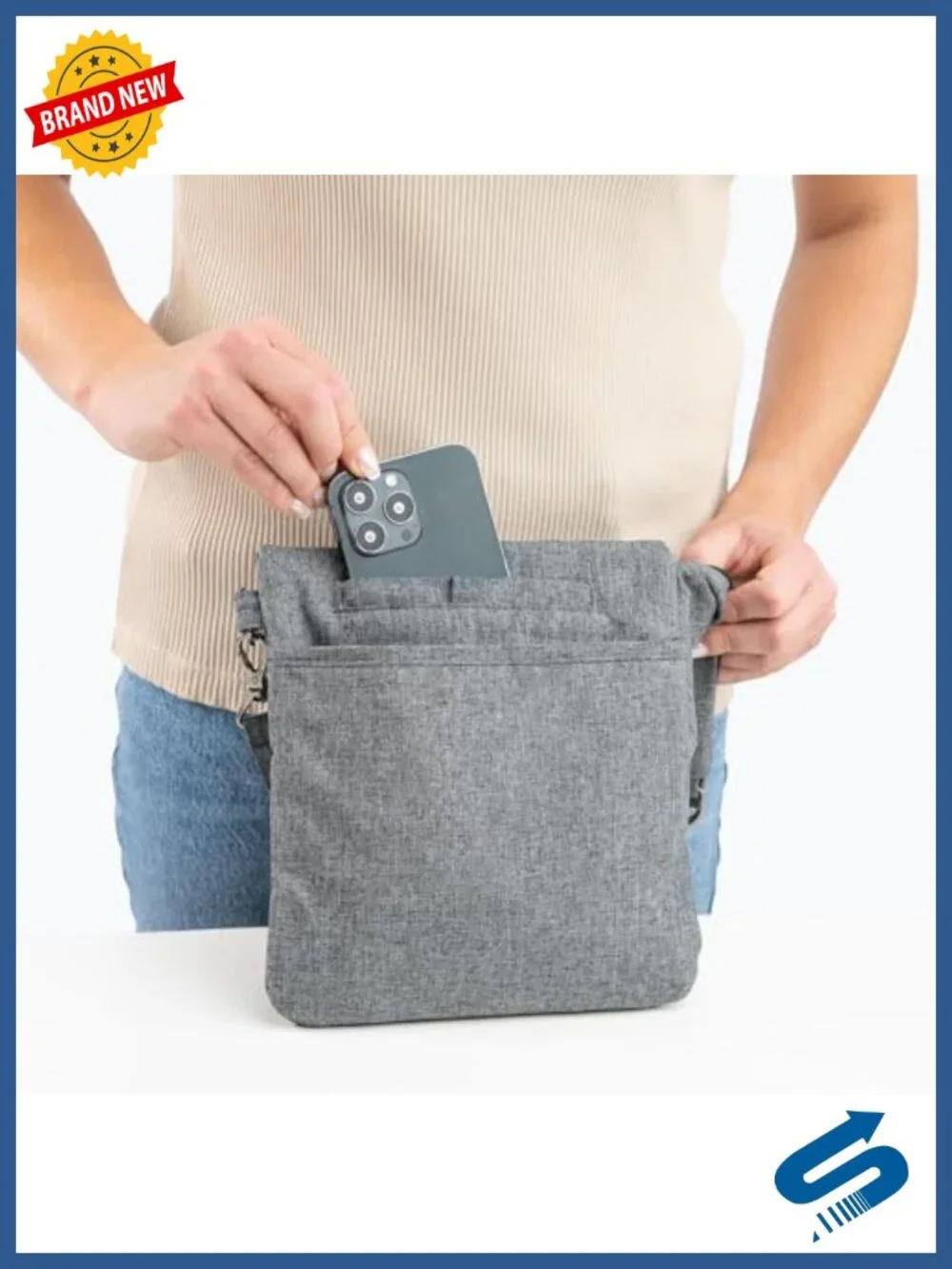 Lug Skipper Crossbody Bag Polyester RFID